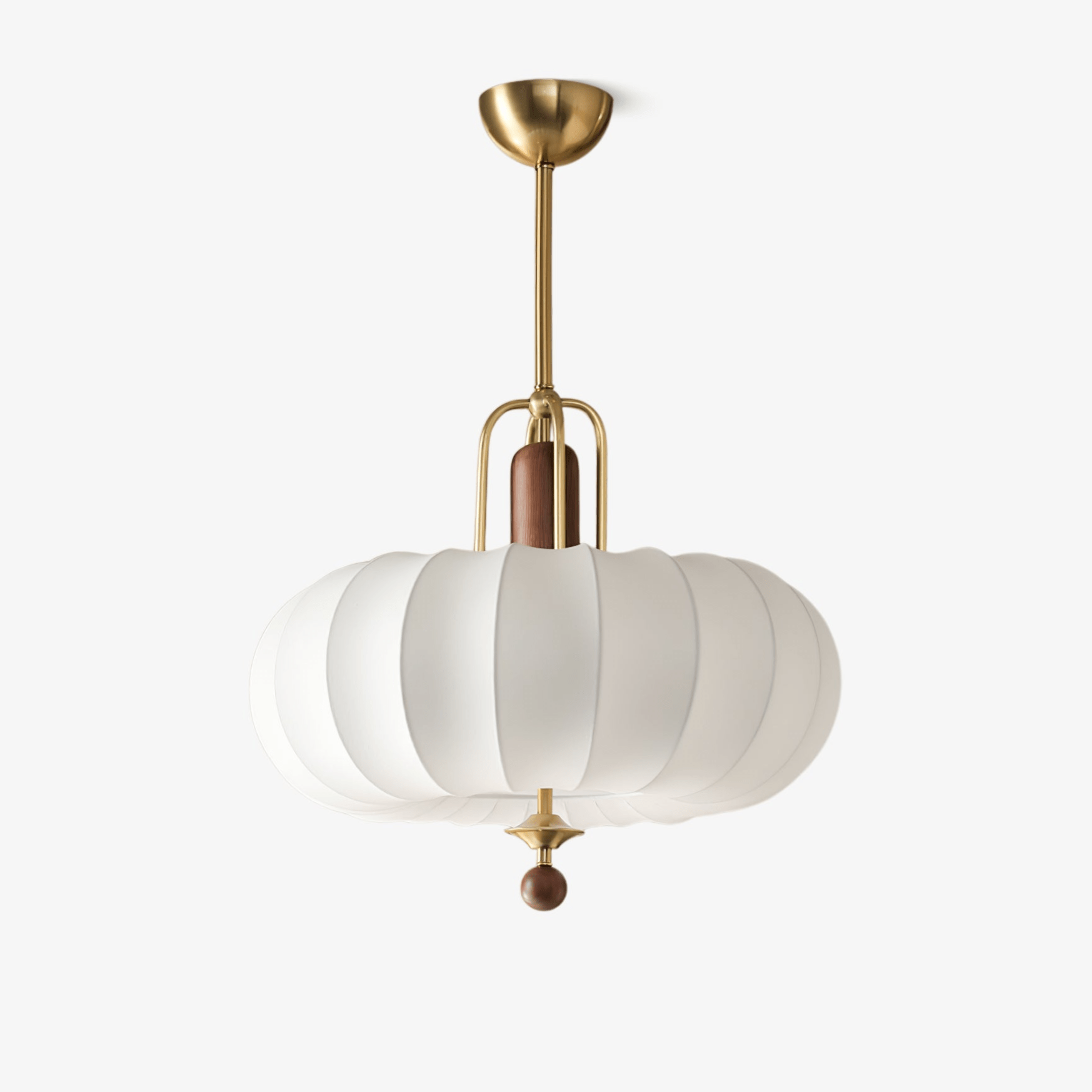 silka-pendant-lamp-anzaz-Gold & Walnut color & White-1
