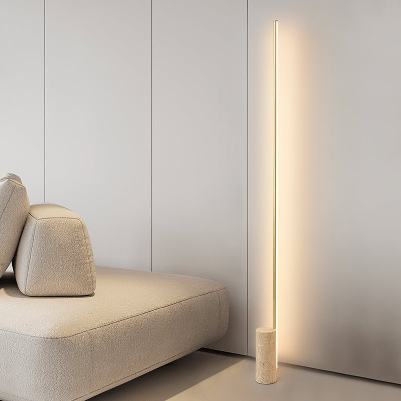 geometric-linear-floor-lamp-anzaz-Yellow Travertine & Gold-2