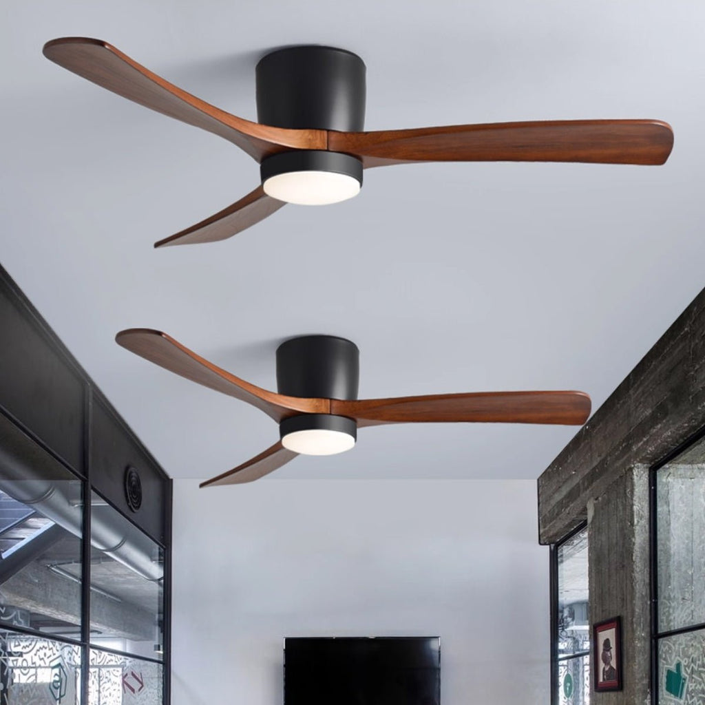 nordic-wooden-42-48-52-ceiling-fan-light-anzaz-Black & Walnut Wood-17