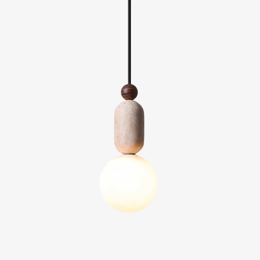 forma-pendant-light-anzaz-Walnut Color & Yellow Travertine-1