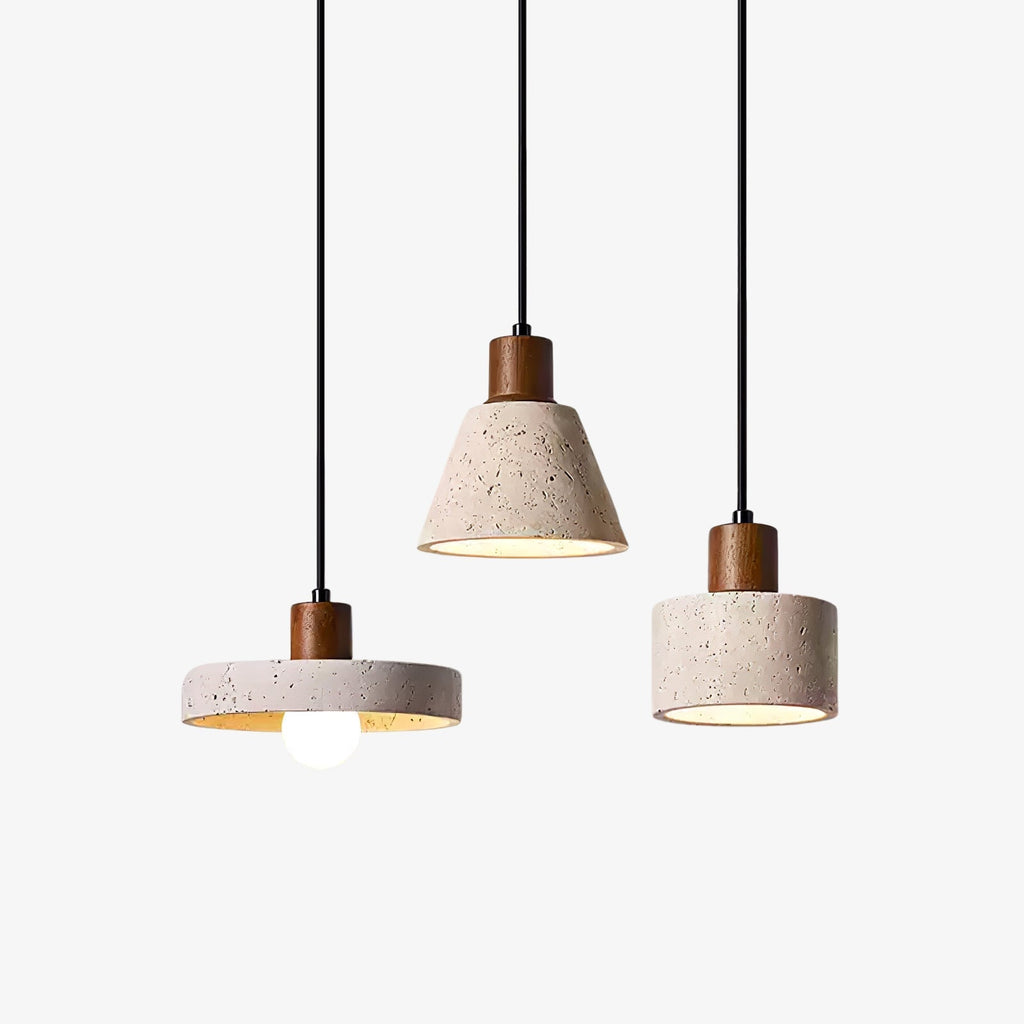 forma-terra-trio-pendant-lamp-anzaz-Yellow Travertine-1