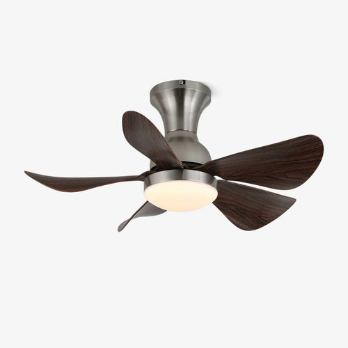 breezenest-compact-ceiling-fan-light-anzaz-Walnut Wood Grain & Nickel-1