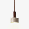 liam-round-pendant-lamp-anzaz-Yellow Travertine & Walnut Color-1