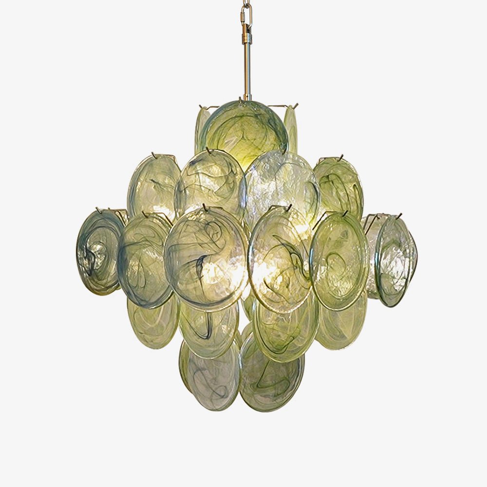 verdant-bloom-glass-chandelier-anzaz-Nickel & Green-1