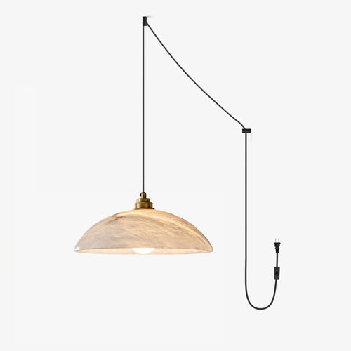 alabaster-dome-swag-pendant-lamp-anzaz-Brass & White-1