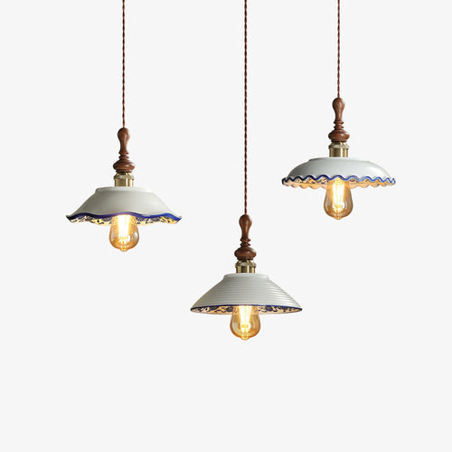 bellaria-ceramic-pendant-light-anzaz-Walnut color & Gold & White-1