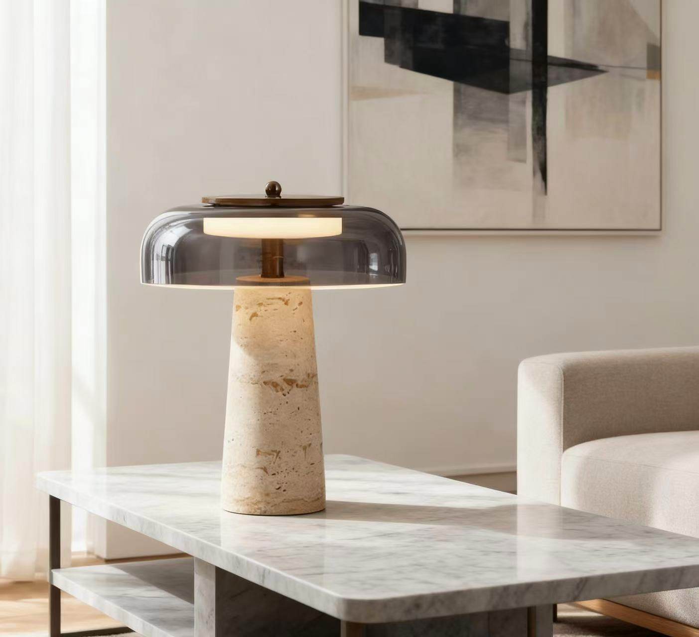 strata-table-lamp-anzaz-Clear & Yellow Travertine-7
