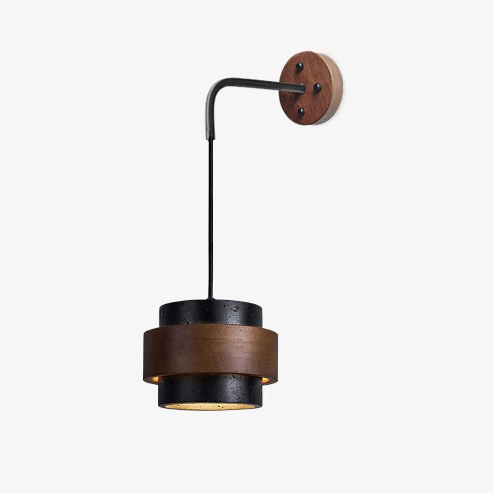 event-horizon-sconce-anzaz-Black Travertine & Dark walnut-1