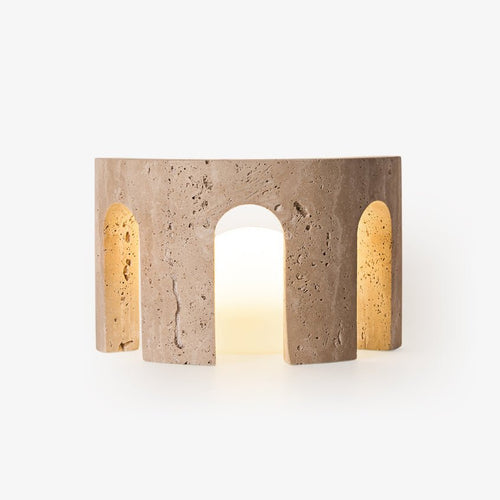 arco-stone-table-light-anzaz-Yellow Travertine & White-1