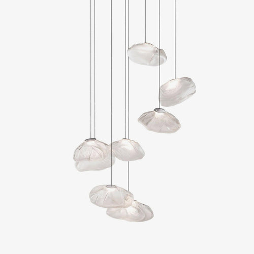 blown-glass-mesh-pendant-light-anzaz-Transparent glass-1