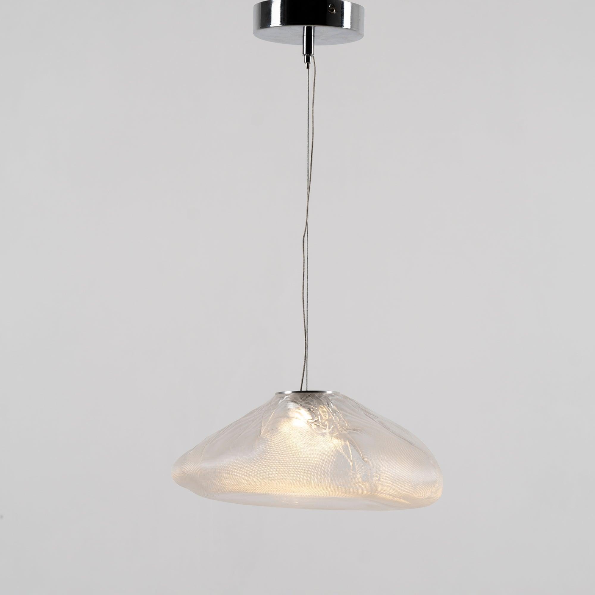 blown-glass-mesh-pendant-light-anzaz-Smoke grey glass-10
