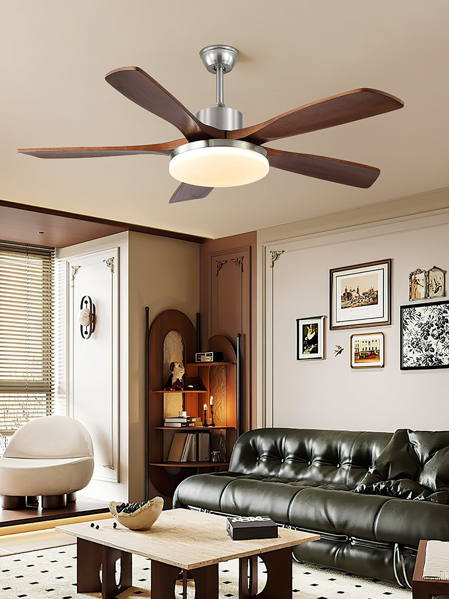 lunet-ceiling-fan-light-anzaz-Walnut Wood Color & Nickel-4