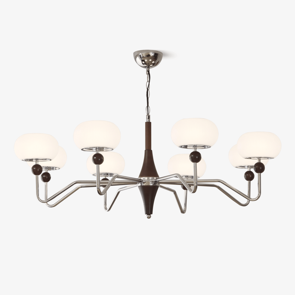 nimira-chandelier-anzaz-Walnut color & Chrome & White-1