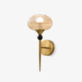 isabelle-ribbed-wall-sconce-anzaz-Gold & Amber-1