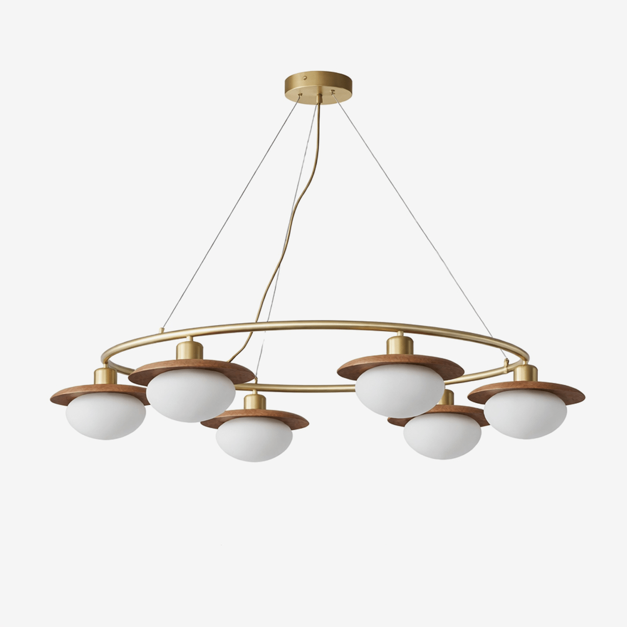 aurelin-halo-chandelier-anzaz-Wood Color & Gold & White-1