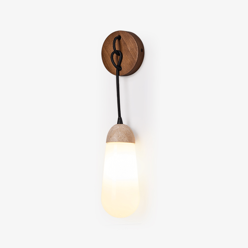 knot-hearth-sconce-anzaz-Walnut Color & Yellow Travertine & White-1