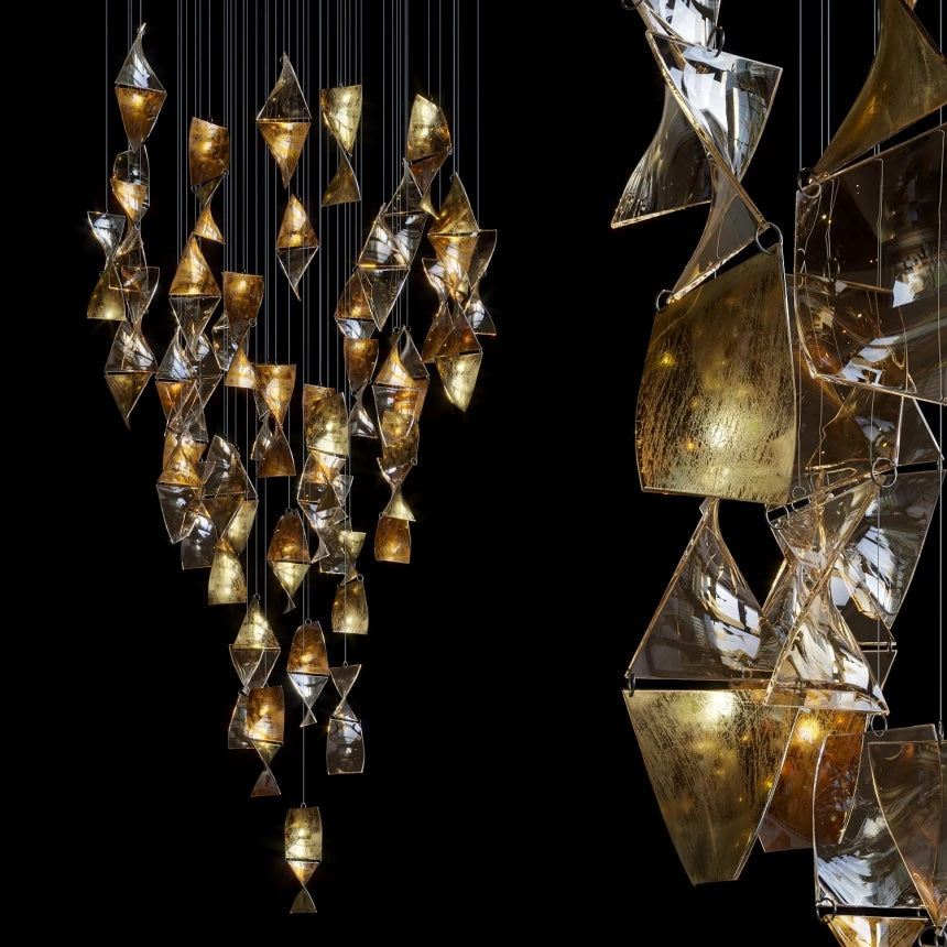 Custom Hanging Lighting Installation (DEPRIMO: LC0152)
