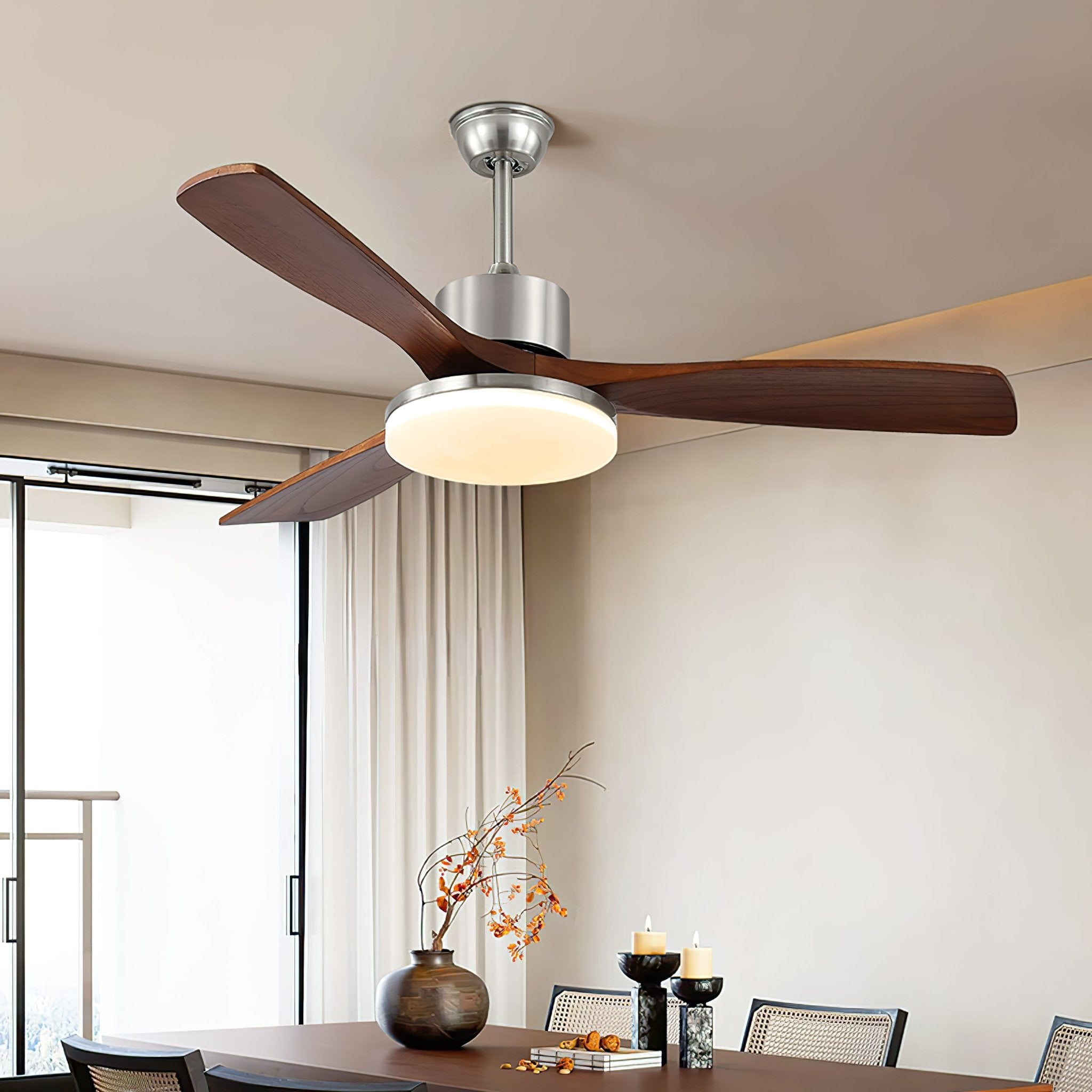 lunet-ceiling-fan-light-anzaz-Walnut Wood Color & Nickel-3