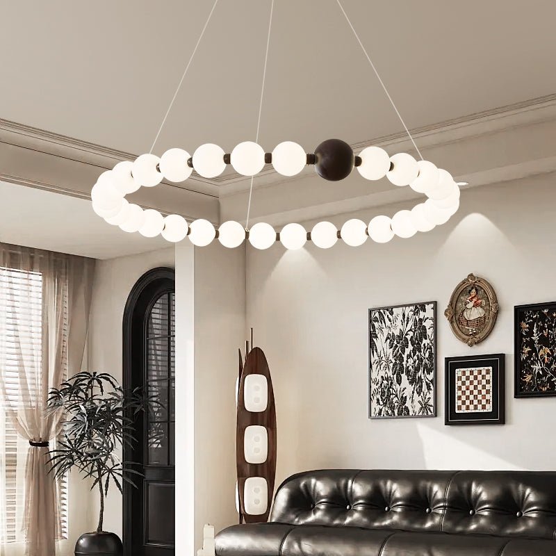 celestial-bead-ring-chandelier-anzaz-Coffee & White-2