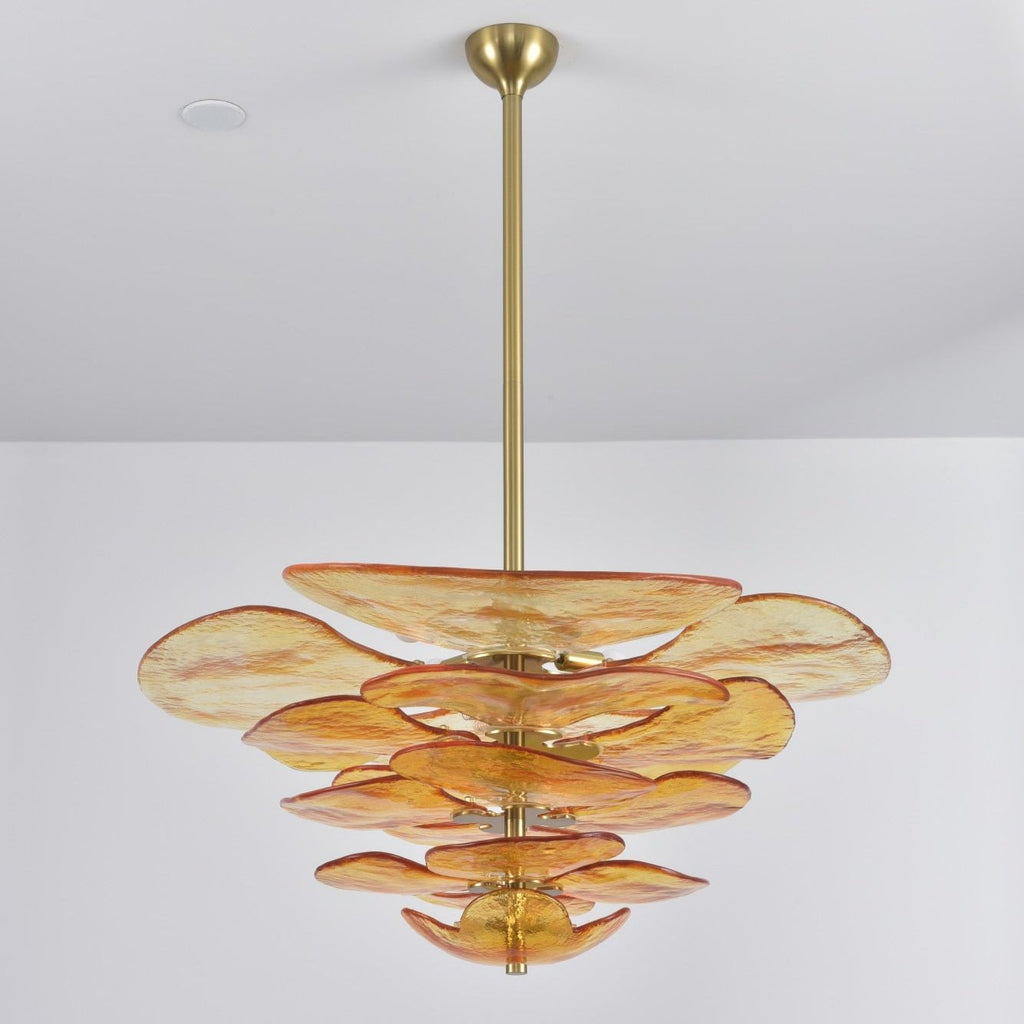 golden-petals-murano-chandelier-anzaz-Pink & Gold-9