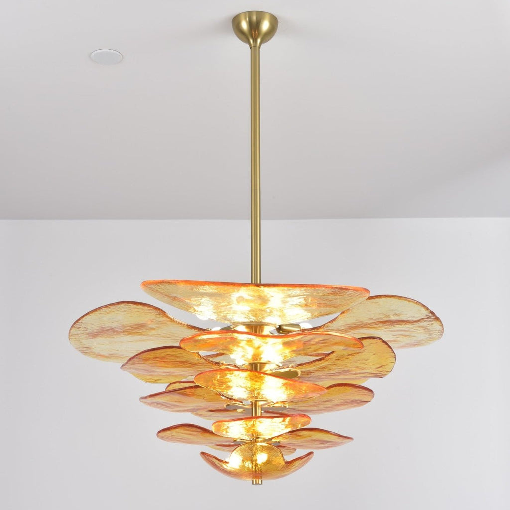 golden-petals-murano-chandelier-anzaz-Pink & Gold-13