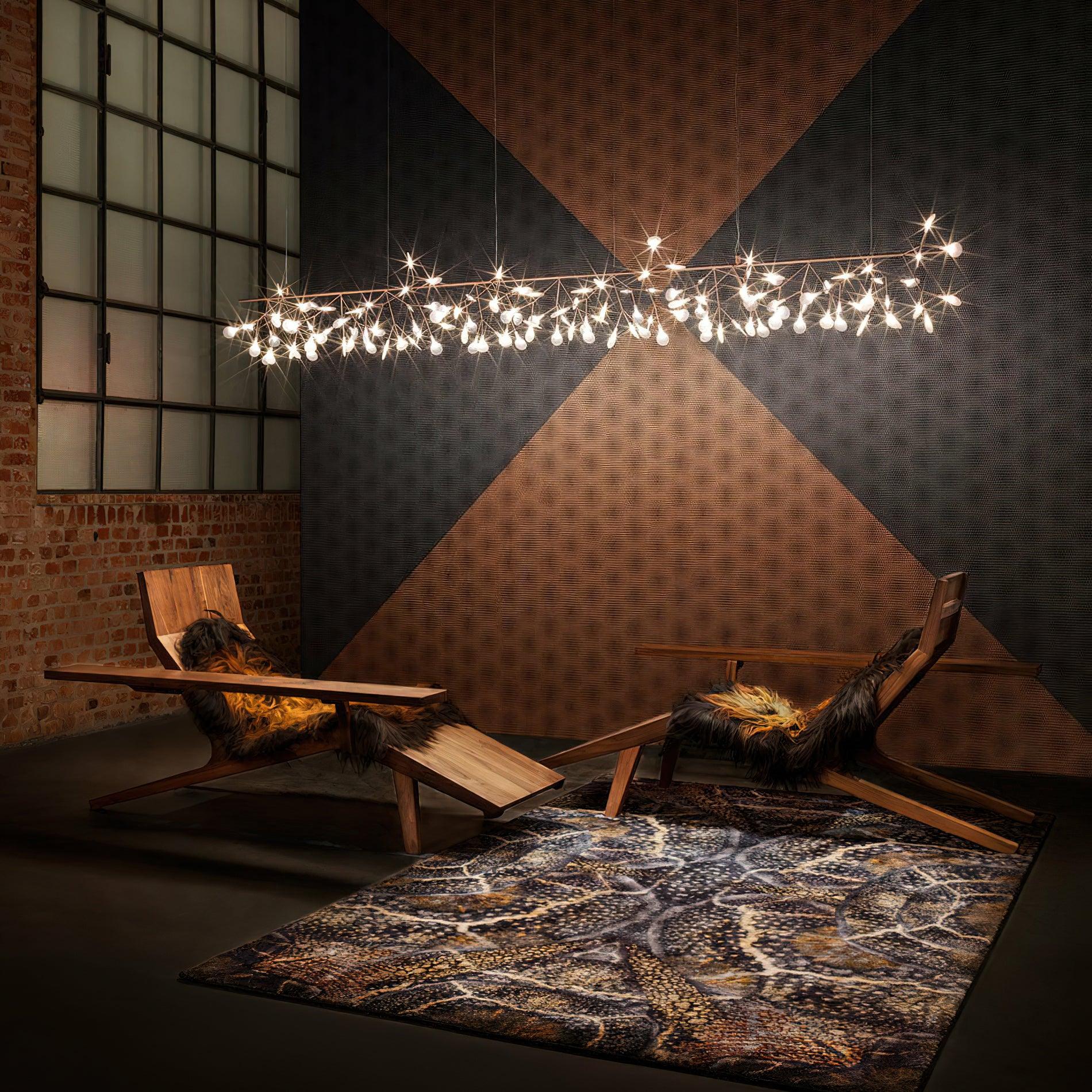 long-style-firefly-led-chandelier-anzaz-Rose gold & Warm Light-17