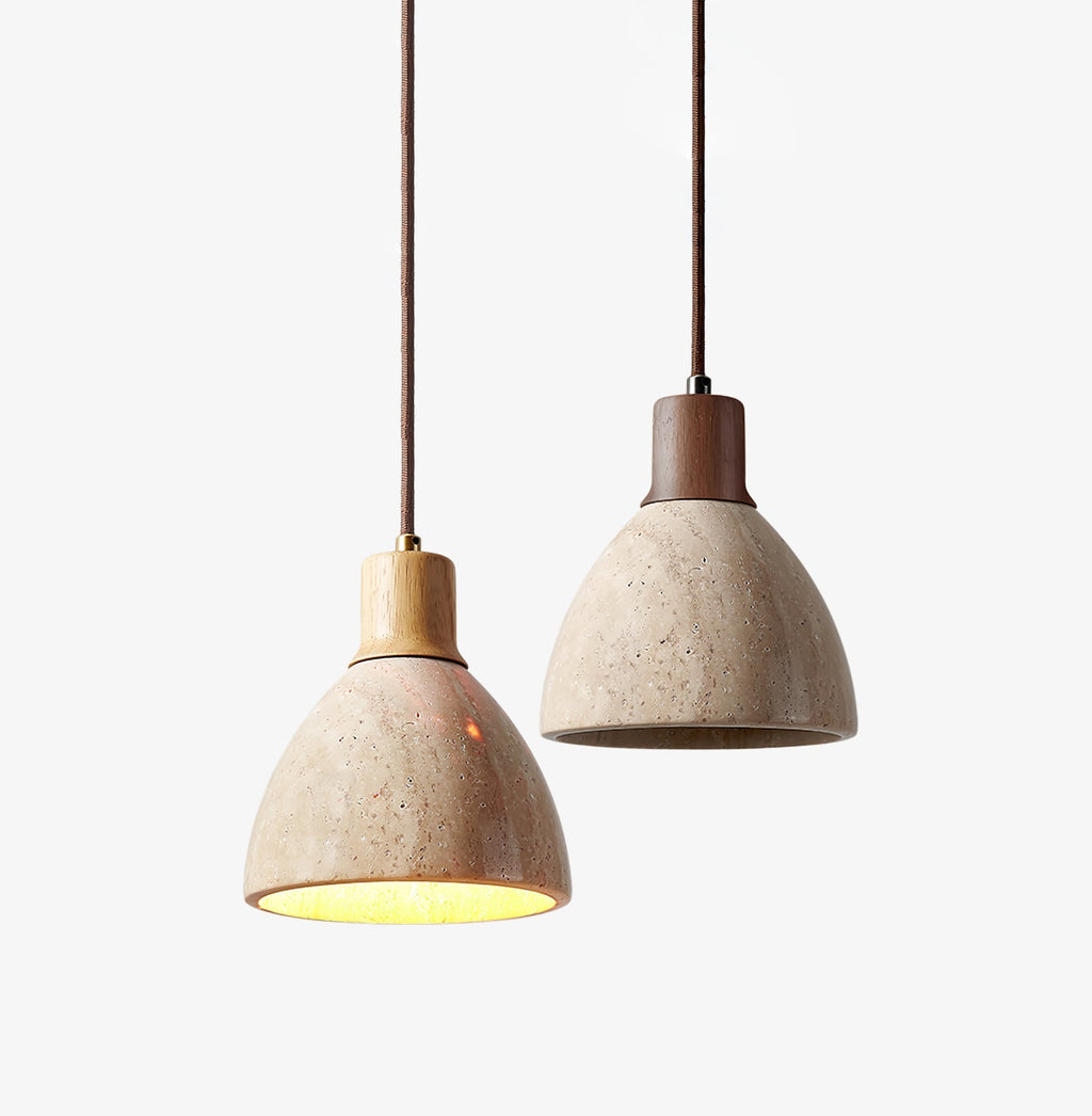 nerio-pendant-light-anzaz-Dark walnut & Yellow Travertine-1