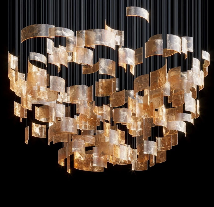 Custom Hanging Lighting Installation (DEPRIMO: LC0086)
