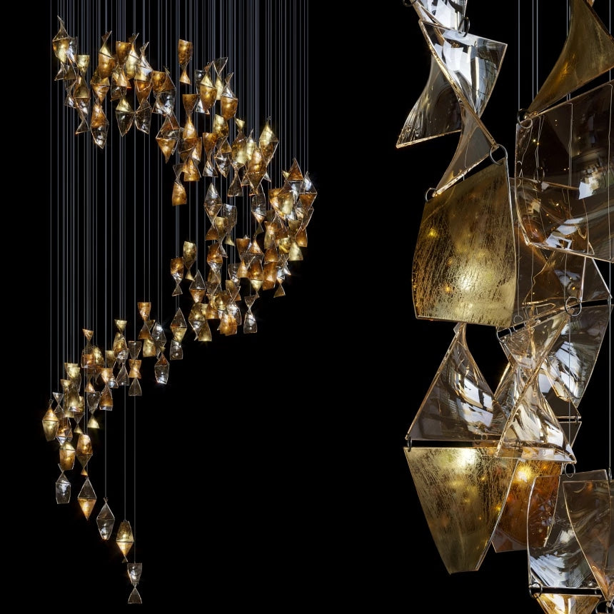 Custom Hanging Lighting Installation (DEPRIMO: LC0152)