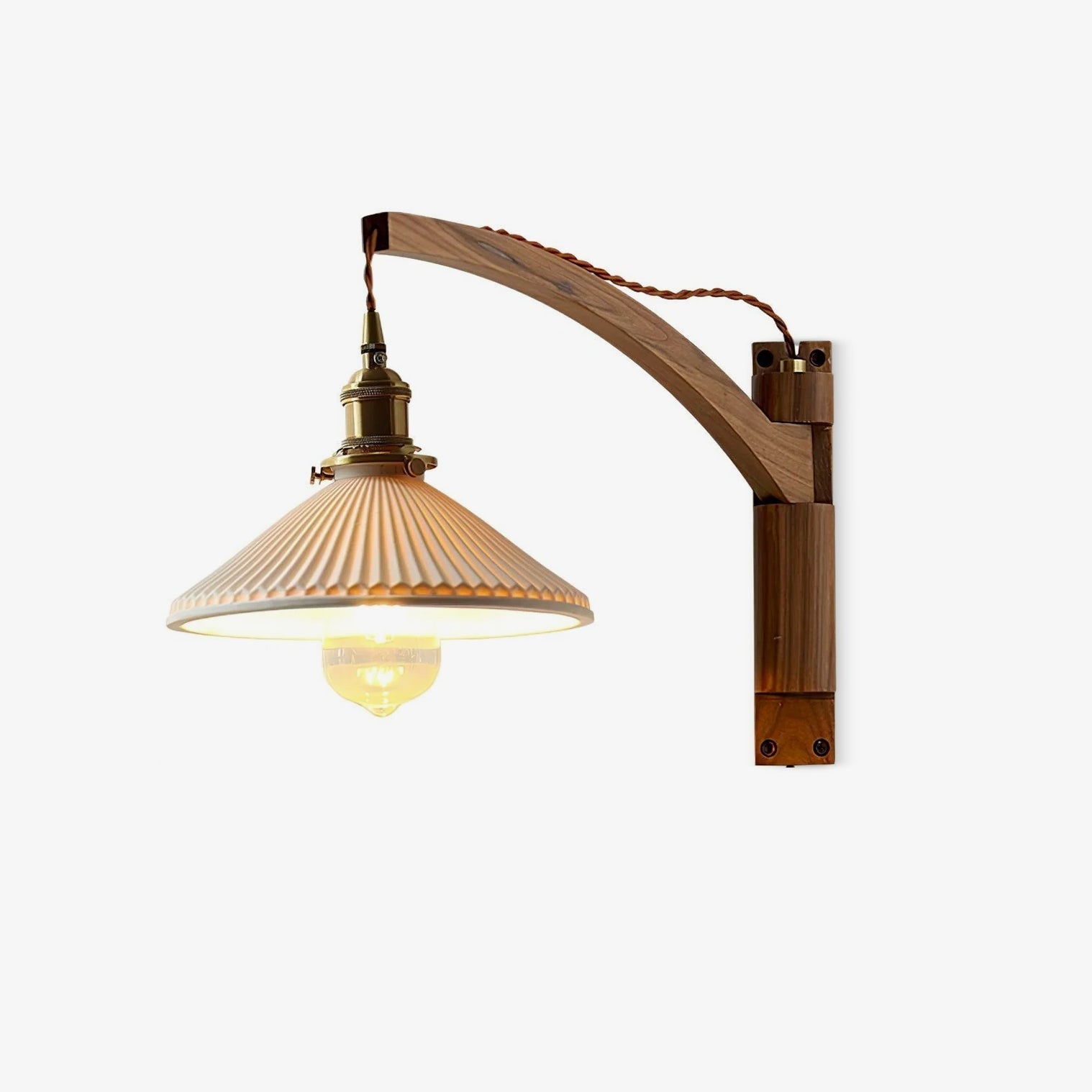 swing-arm-walnut-wall-light-anzaz-Brass & Walnut & White-1