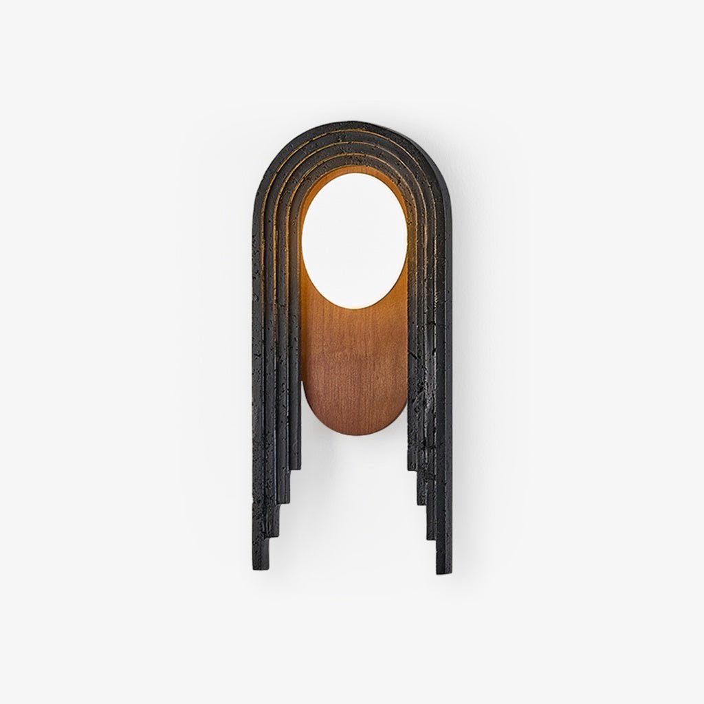 zenith-art-deco-sconce-anzaz-Black Travertine & Dark walnut-1