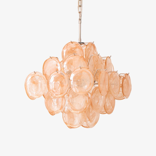 aurelia-apricot-murano-glass-chandelier-anzaz-Apricot Glass & Nickel-1
