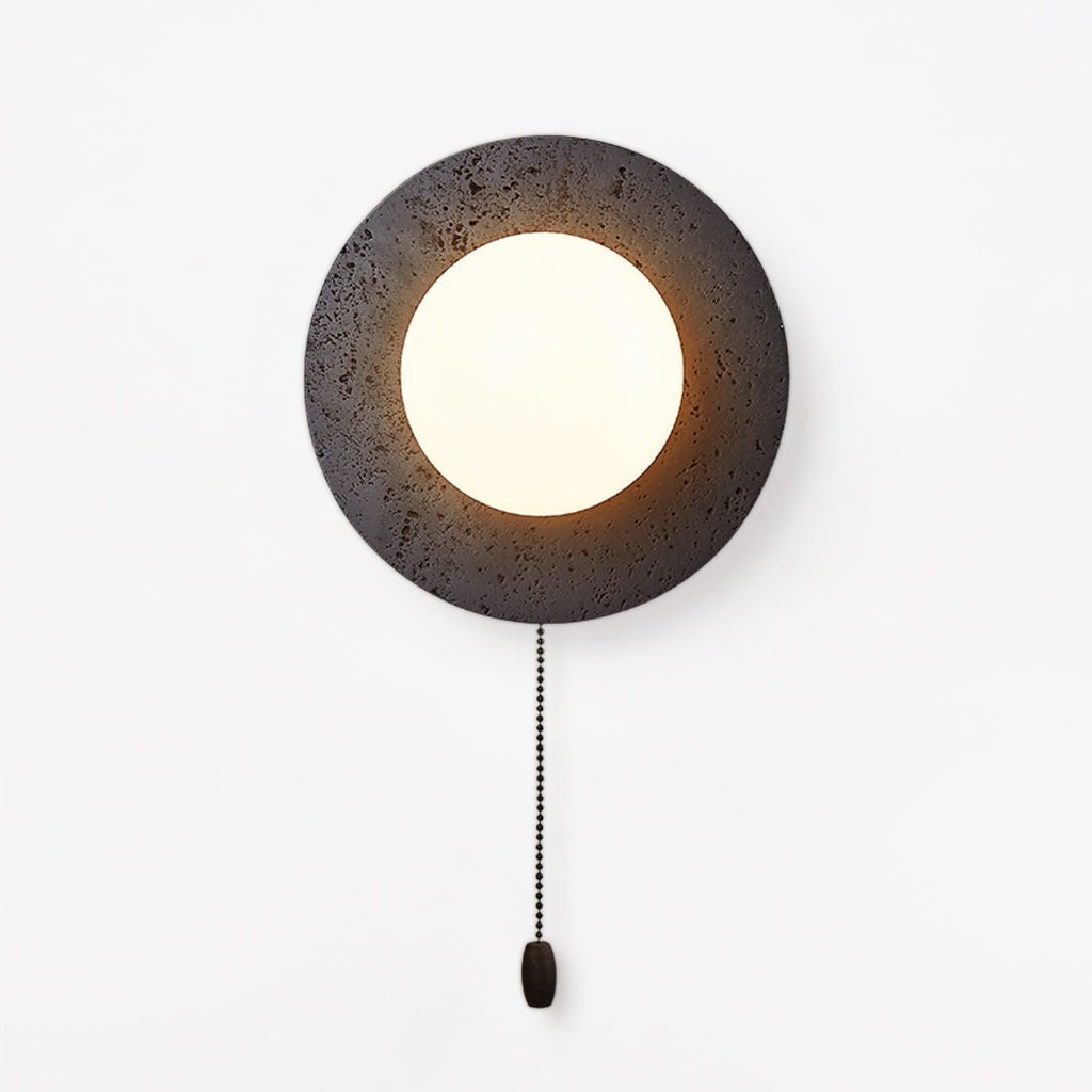 crater-backlit-wall-sconce-anzaz-Black Travertine & White-1
