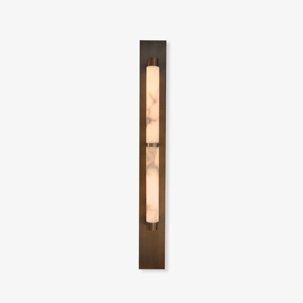 columnar-alabaster-sconce-anzaz-Bronze & White-1