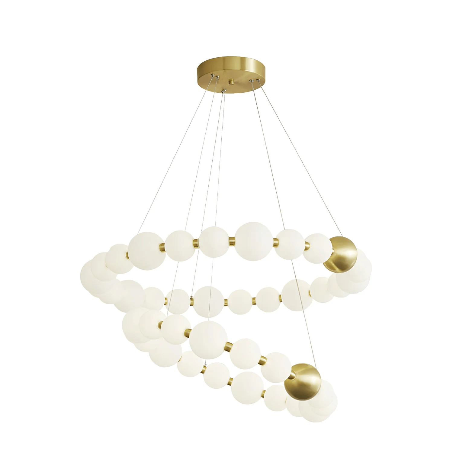 acrylic-pearls-chandelier-anzaz-Brass & White-40