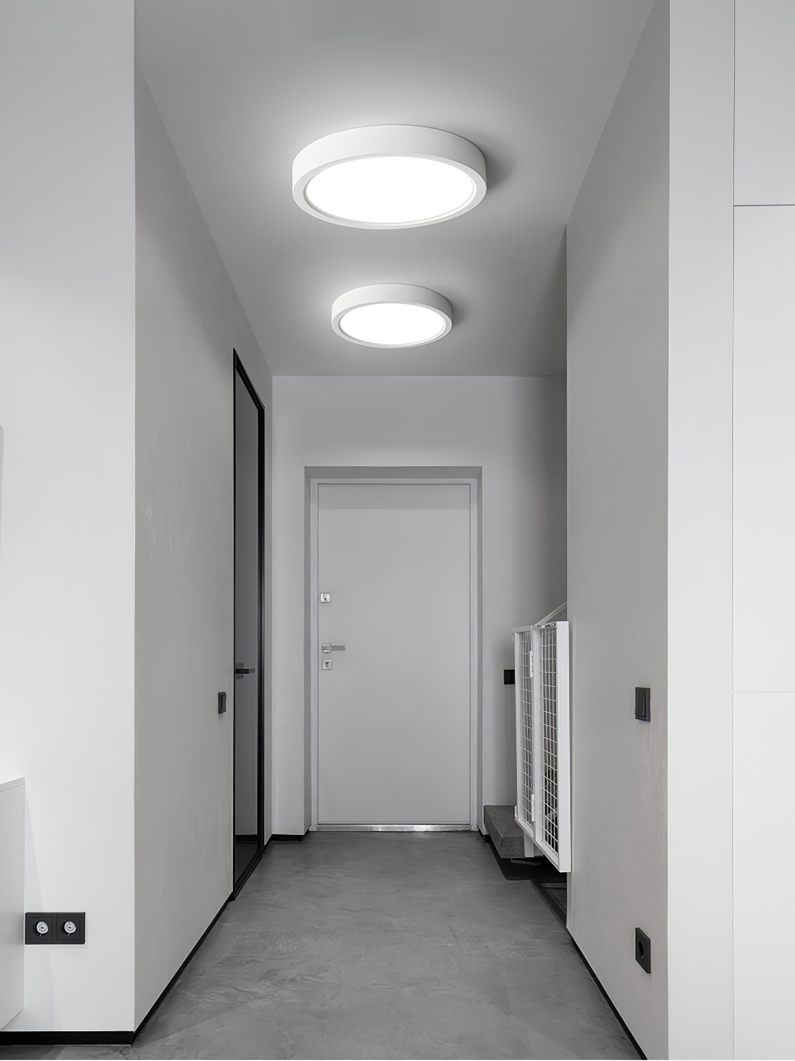 acrylic-thinnest-round-ceiling-light-anzaz-Black-6
