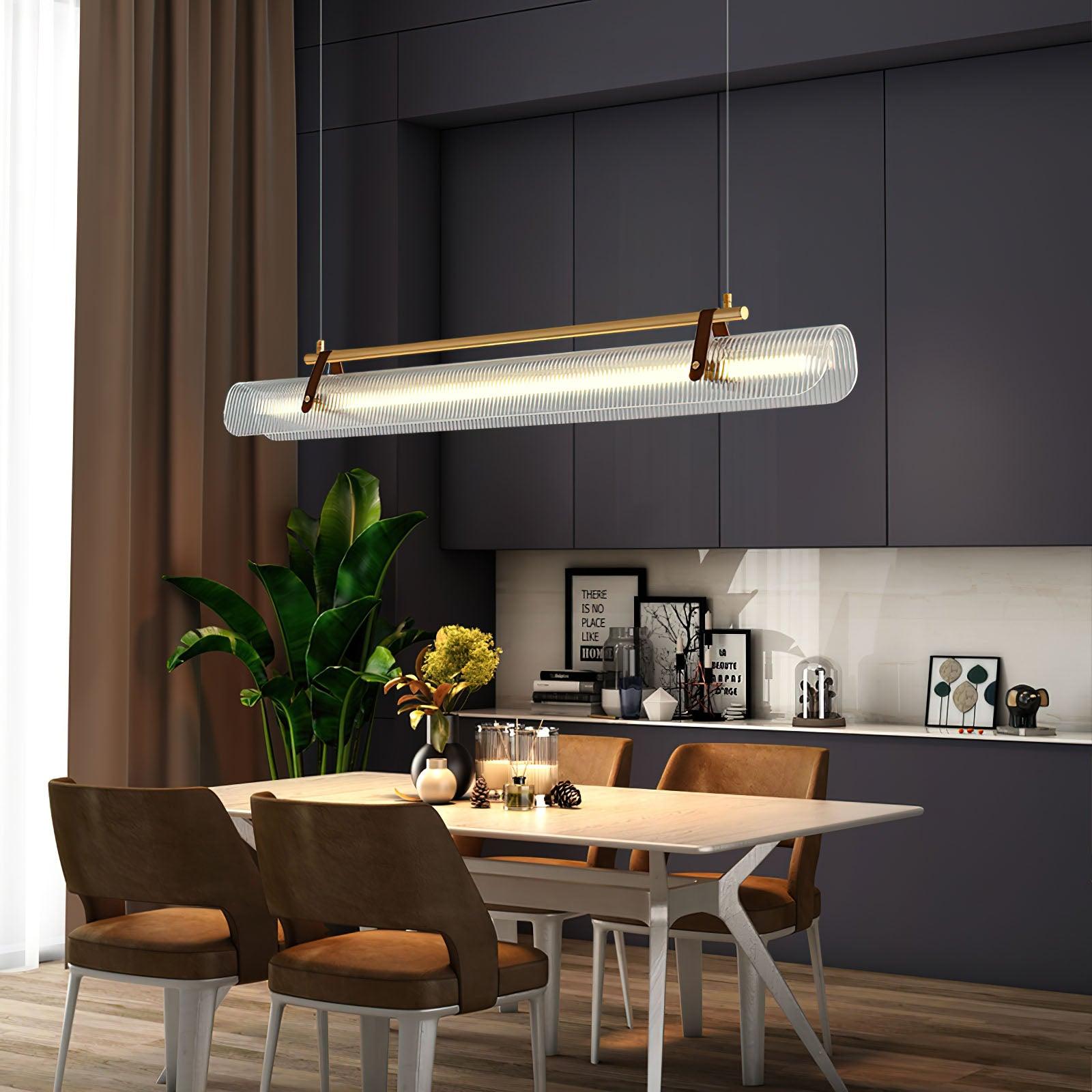 acrylic-linear-chandelier-anzaz-Gold & Black & Clear-8