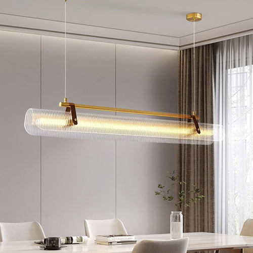 acrylic-linear-chandelier-anzaz-Gold & Clear-2
