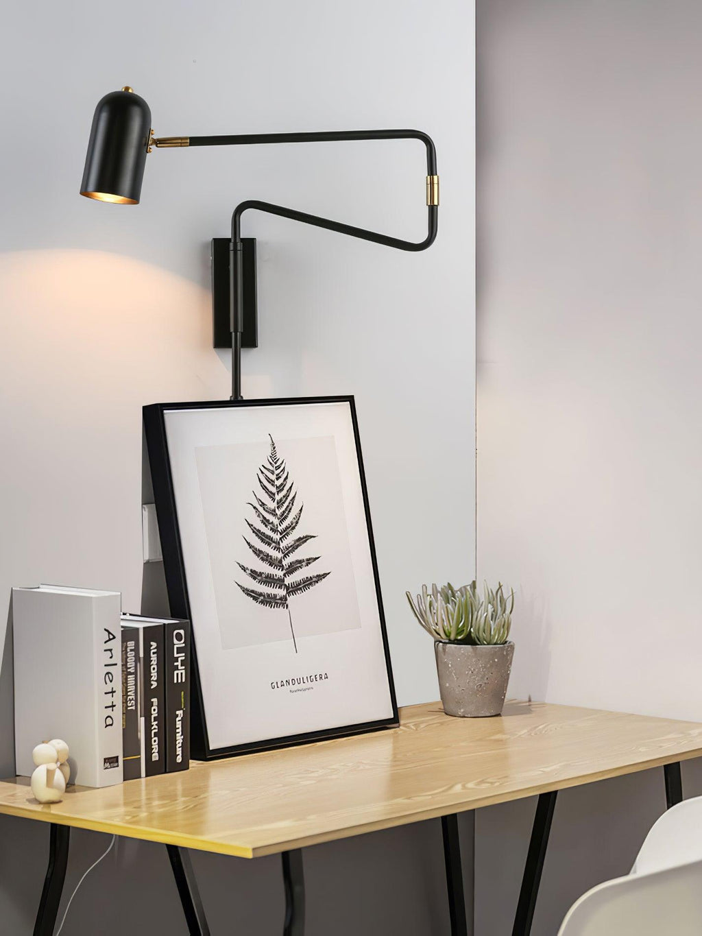 adjustable-arm-plug-in-wall-lamp-anzaz-Black & Gold-8