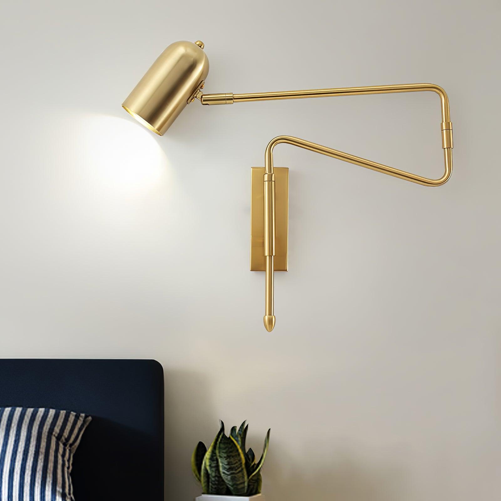adjustable-arm-reading-wall-lamp-anzaz-Black & Gold-4