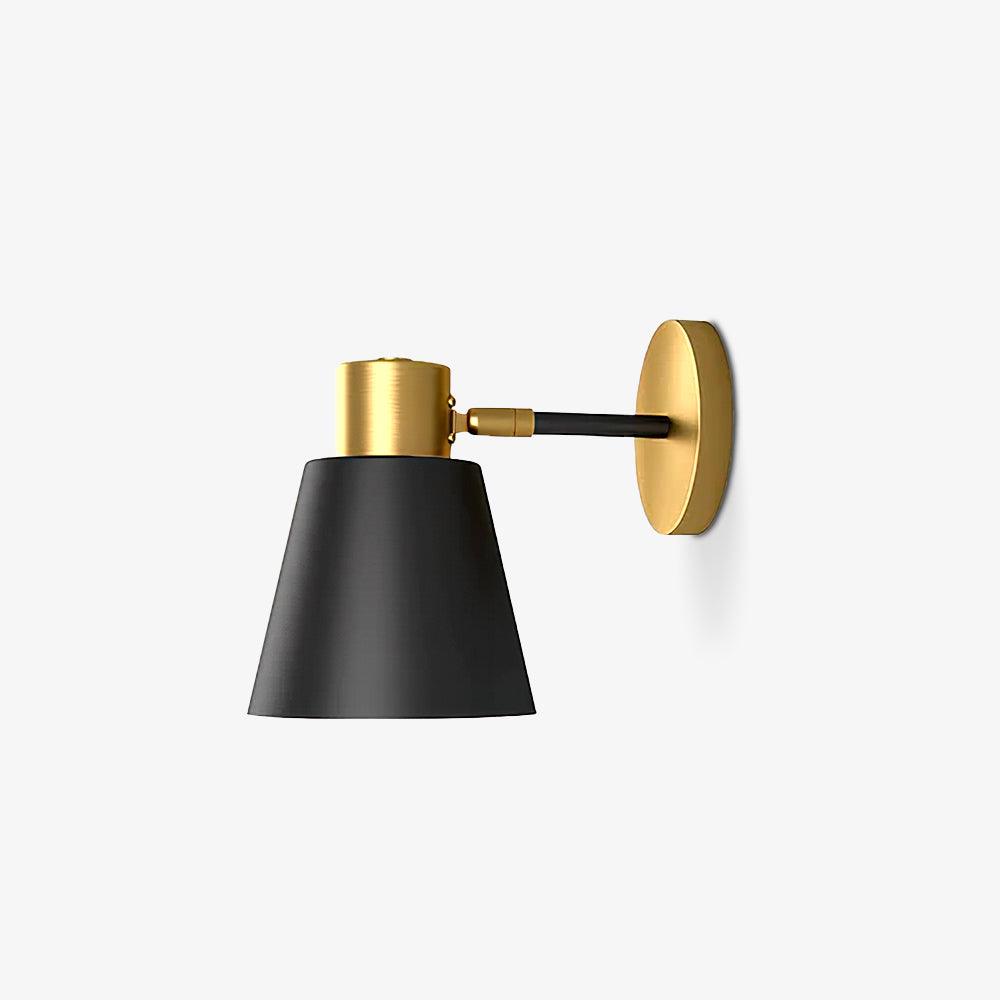 adjustable-armed-wall-lamp-anzaz-Gold & Black-1
