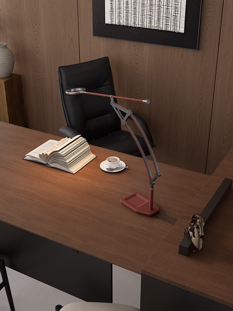 adjustable-articulated-task-lamp-anzaz-Red & Warm Light-2