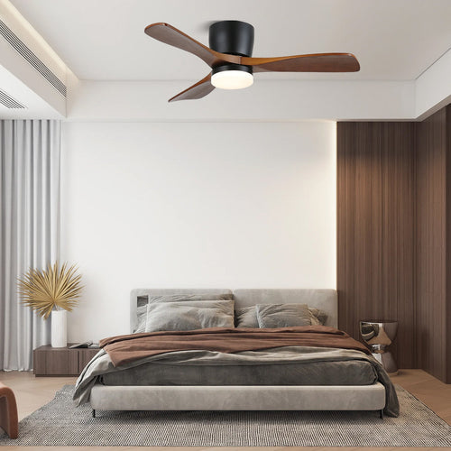 aerodynamics-wooden-ceiling-fan-light-anzaz-Model B Walnut Wood Grain  & Black (ABS blades)-2