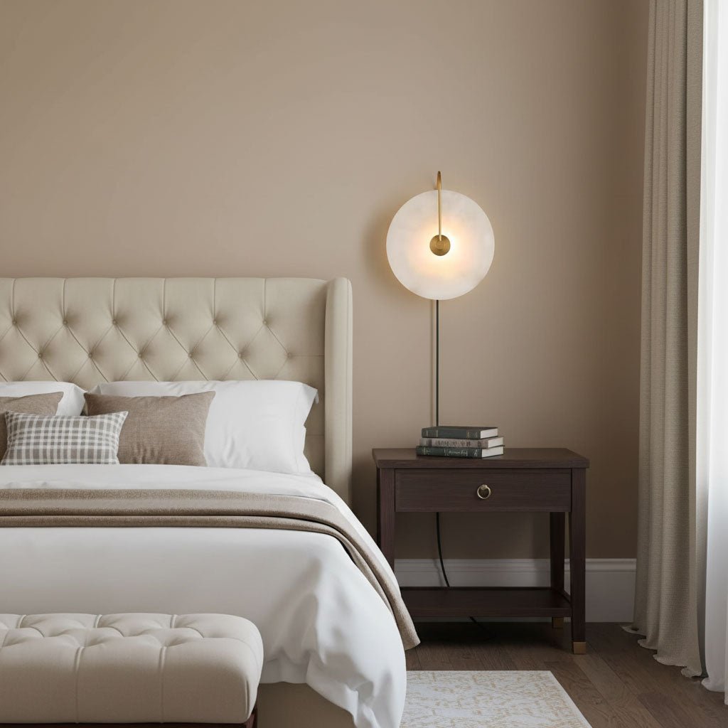 alabaster-led-plug-in-wall-lamp-anzaz-Gold & White cable-5