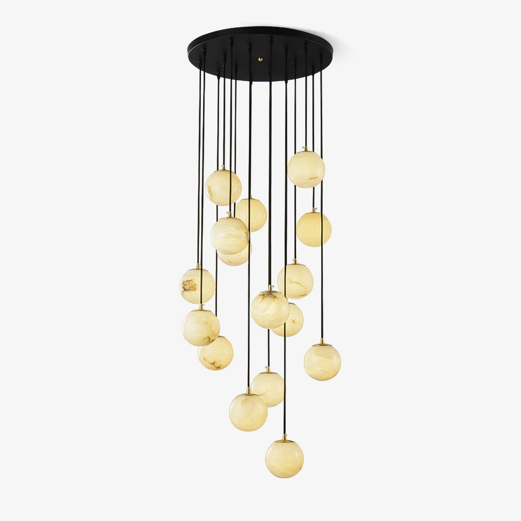 alabaster-balls-cluster-chandelier-anzaz-Black & White-1
