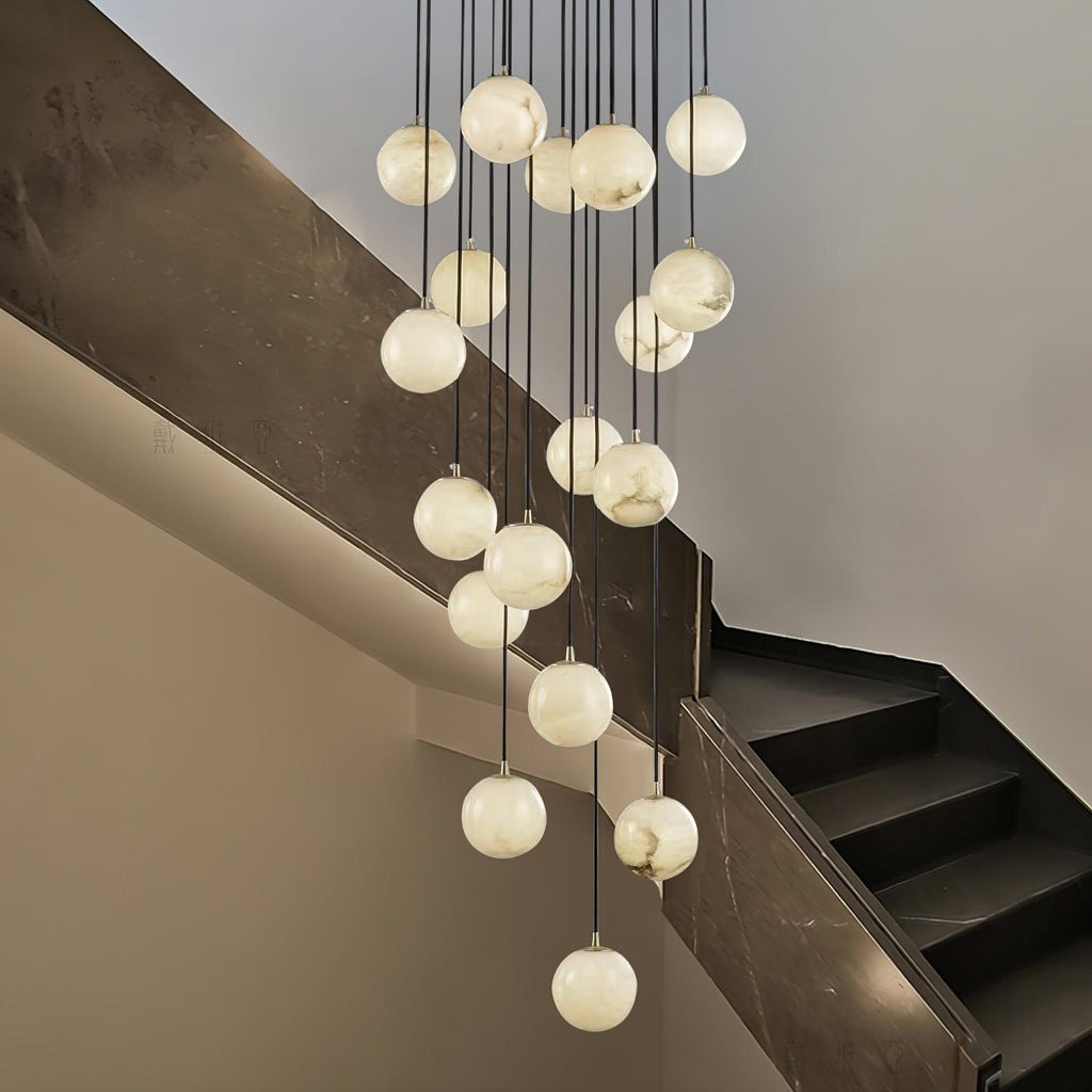 alabaster-balls-cluster-chandelier-anzaz-Black & White-2