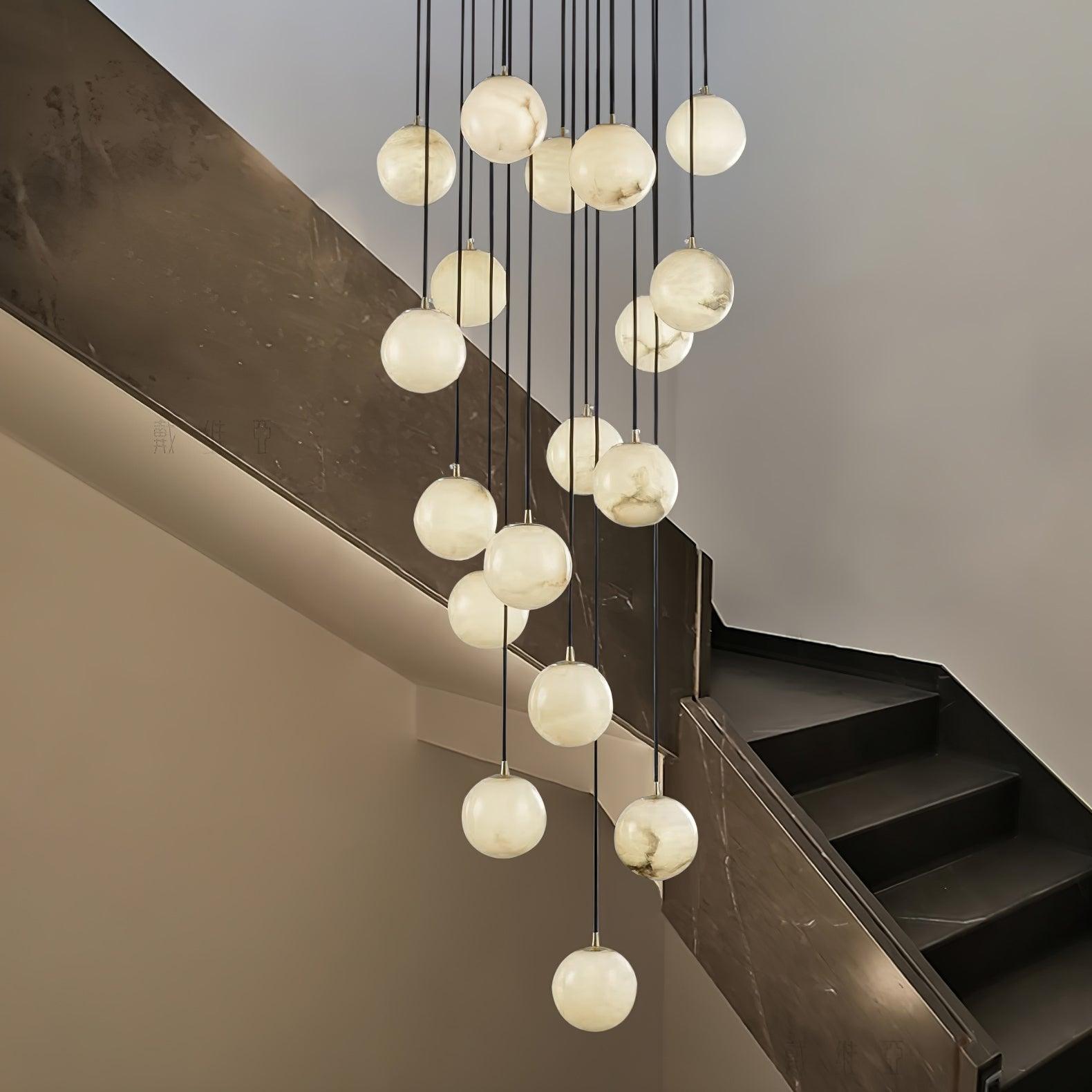 alabaster-balls-cluster-chandelier-anzaz-Black & White-2