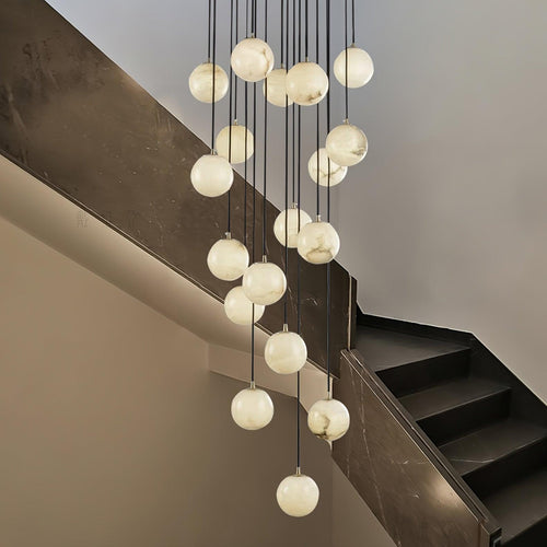alabaster-balls-cluster-chandelier-anzaz-Black & White-2