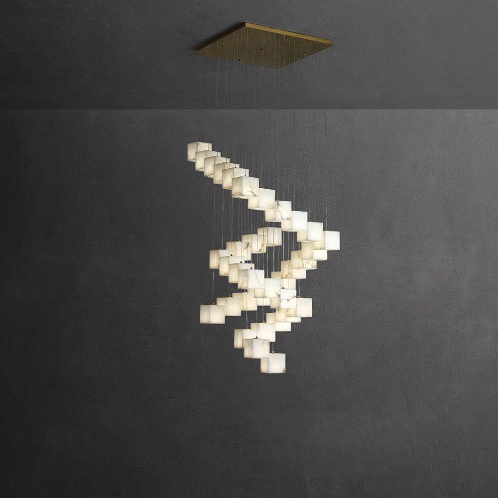 alabaster-box-pendant-light-anzaz-Gold & White-2