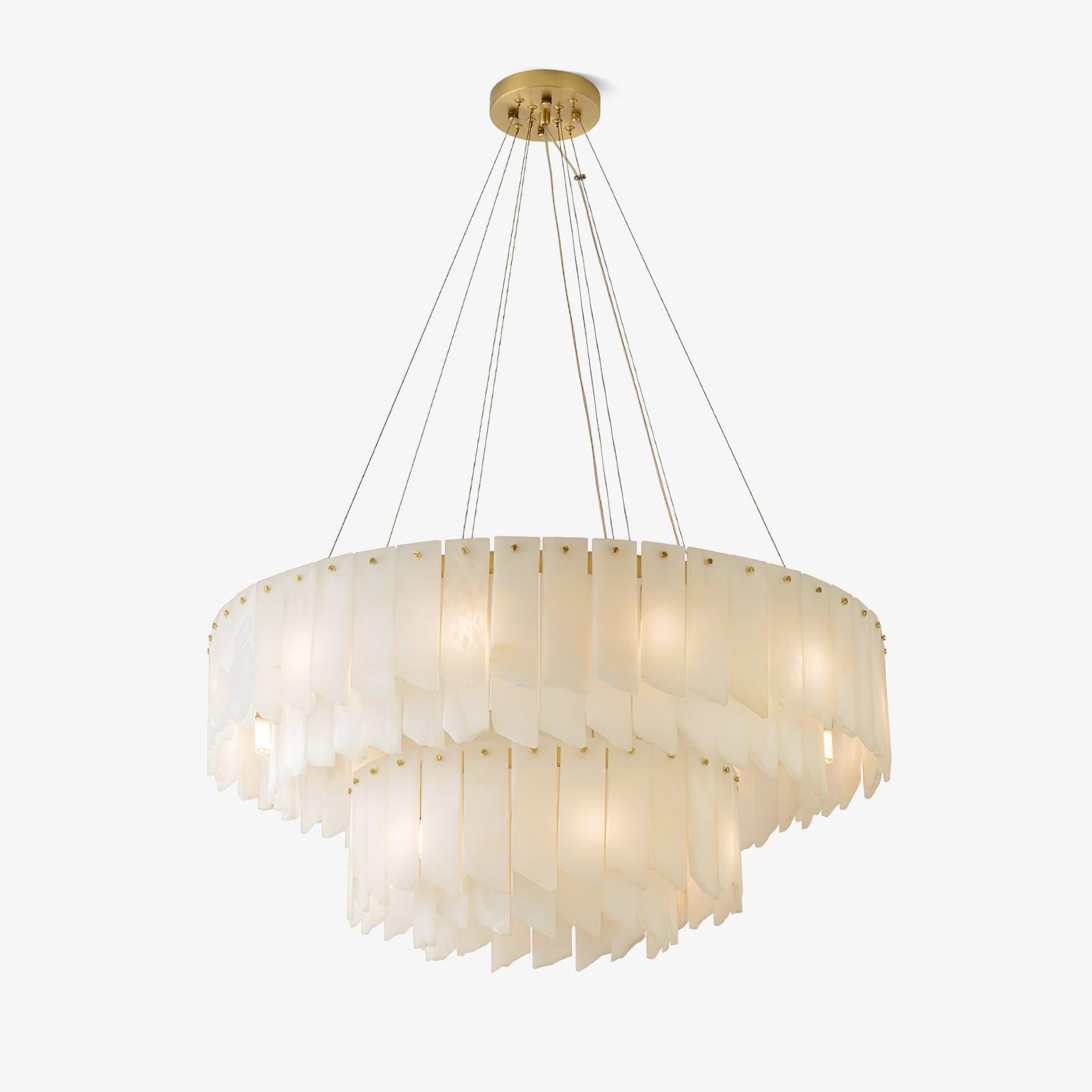 alabaster-cascade-tiered-chandelier-anzaz-Brass & White-1